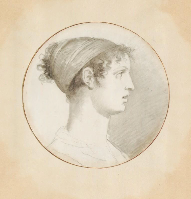 Studio di giovane donna con turbante - Arles ; musée Réattu